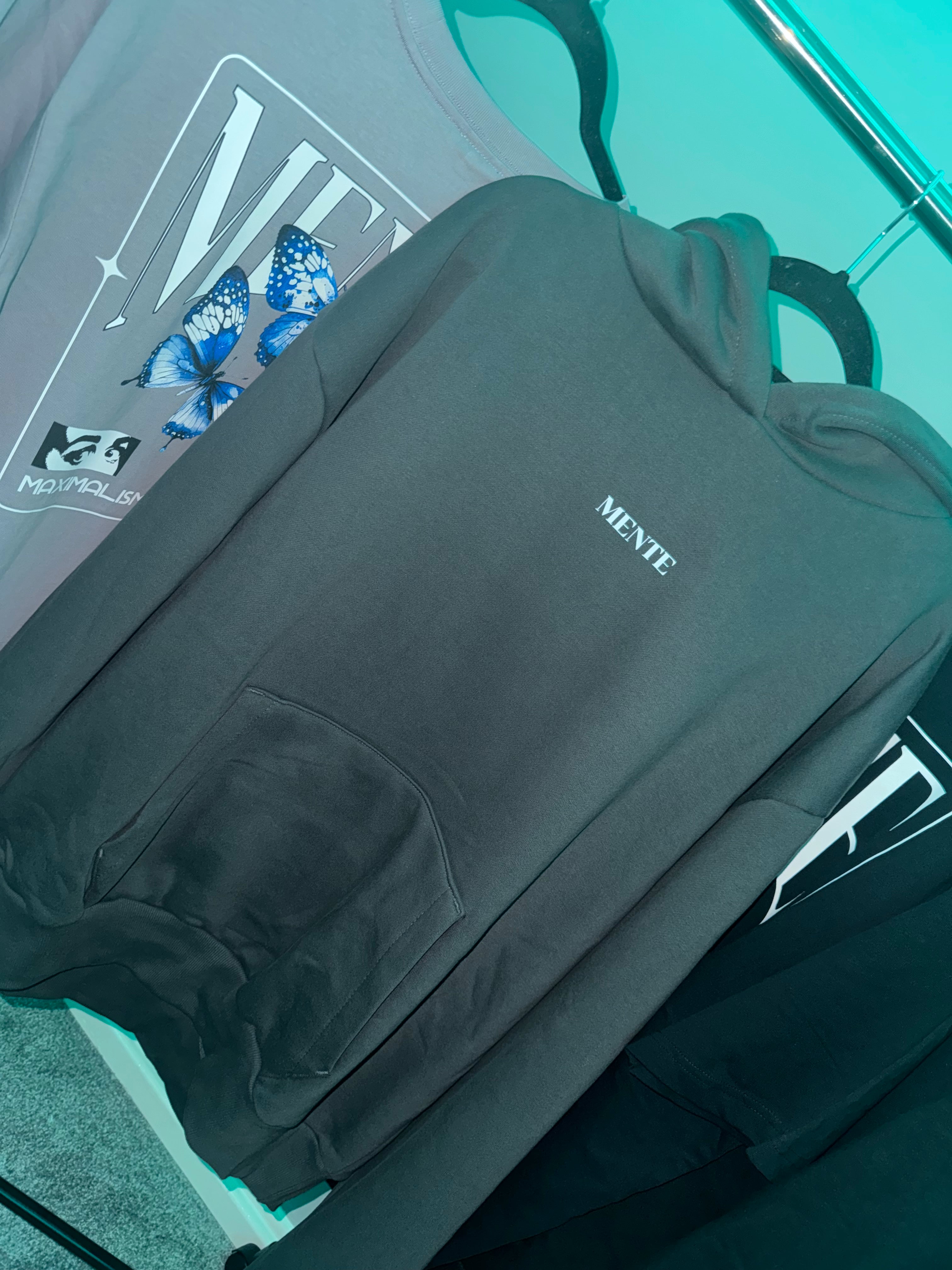 GREY MAXIMALISM HOODIE