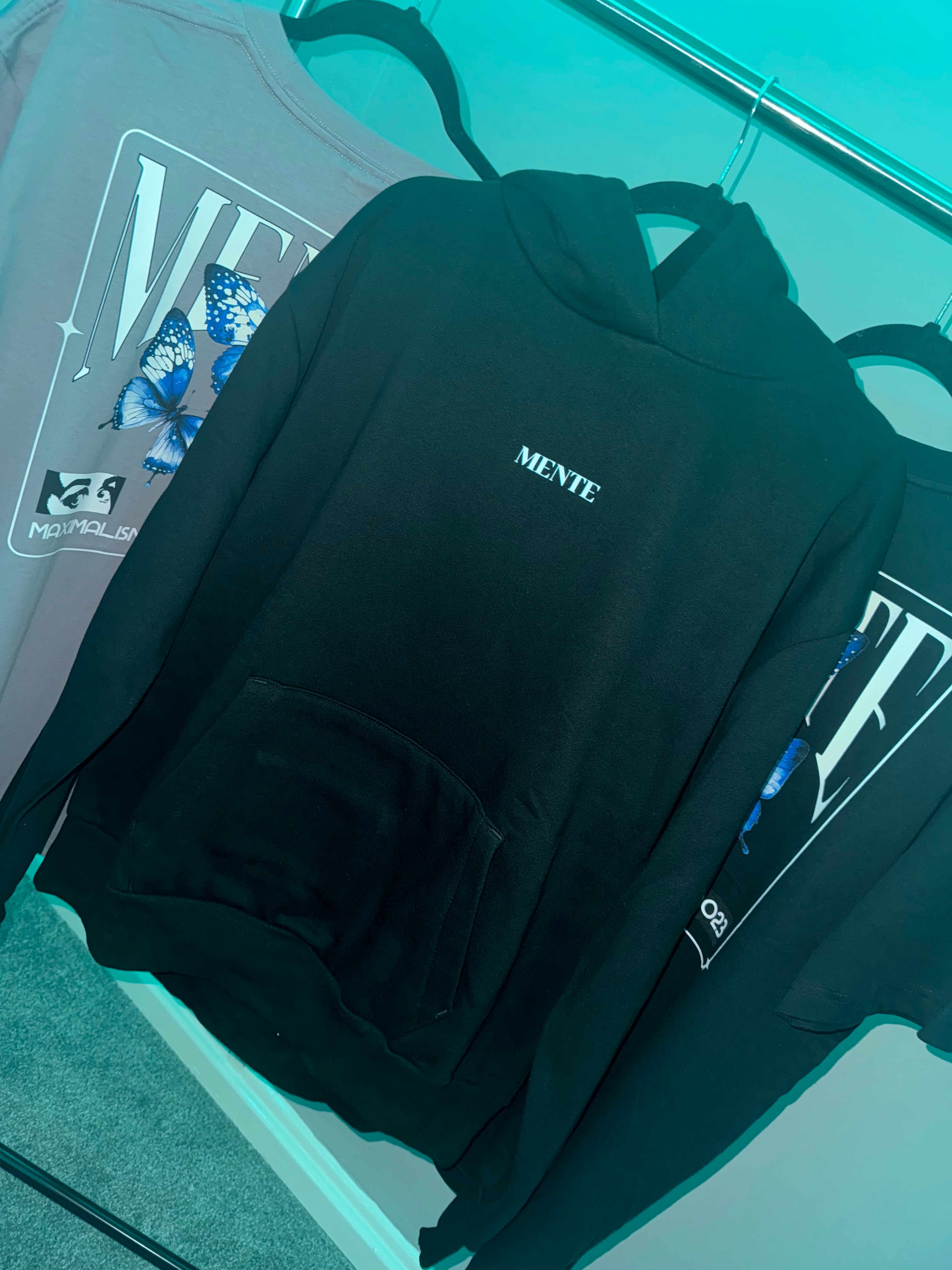 BLACK MAXIMALISM HOODIE